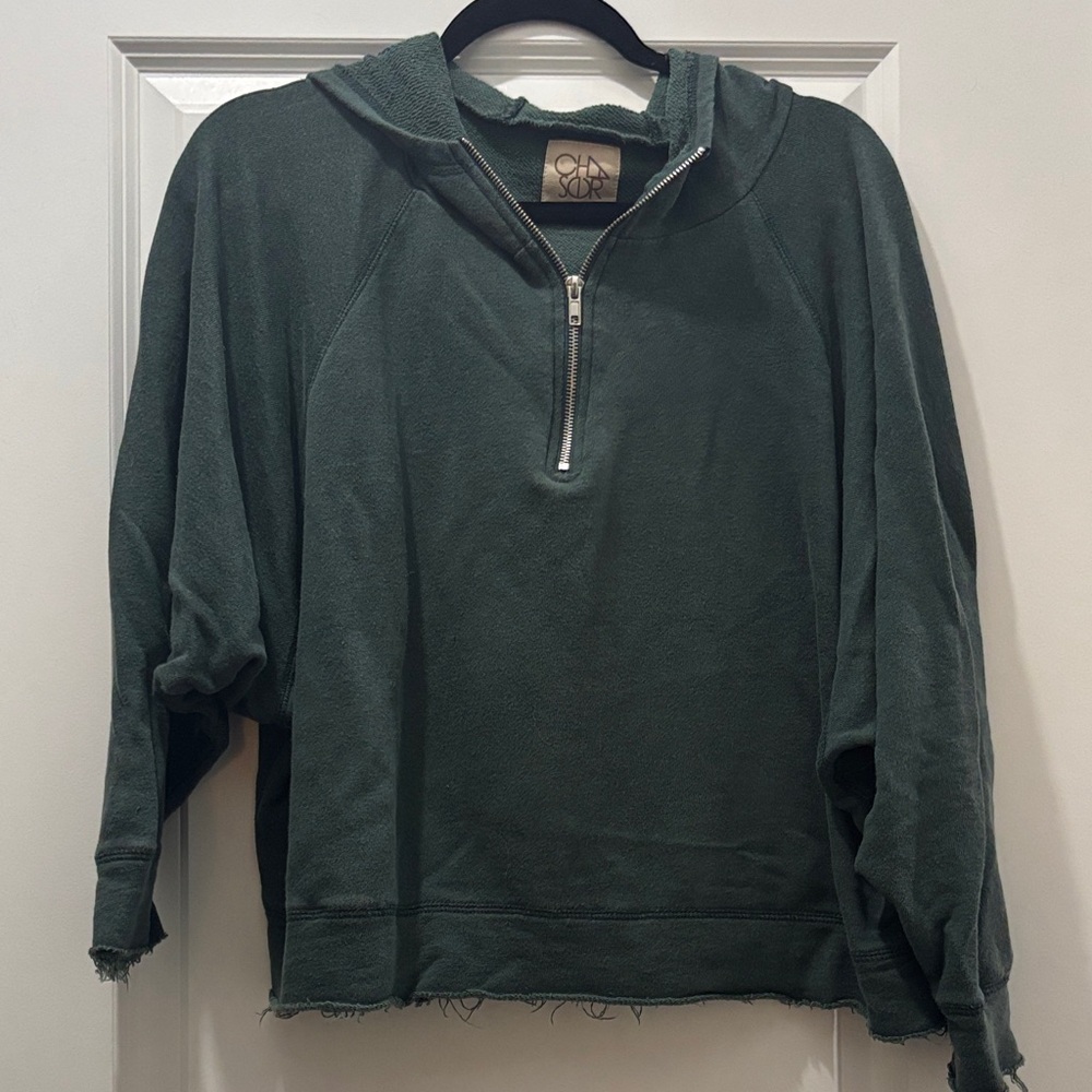 Green Half-Zip sweatshirt
